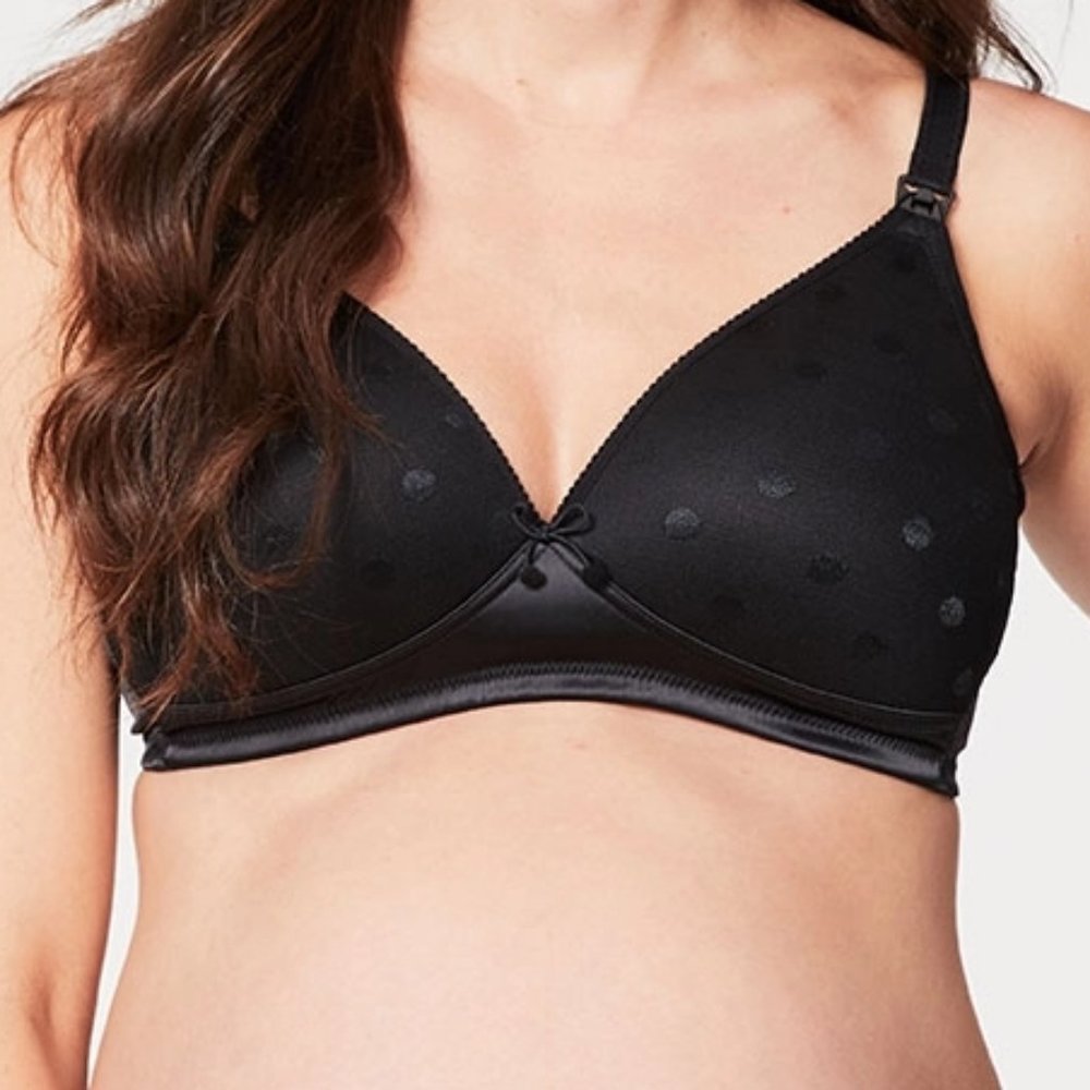 Cake Mousse Nursing Bra - Black - NWT!